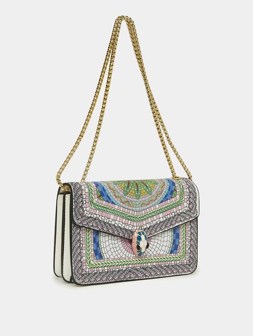 multi colored leatherette (pu) handbag - 21246965 - Very Small Image - 1