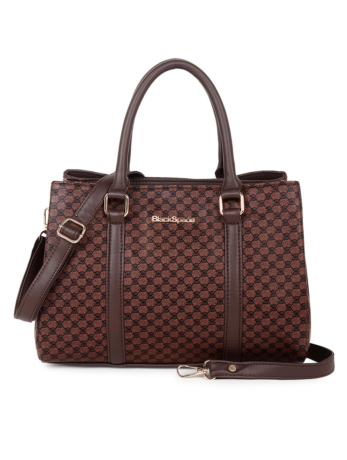 brown leatherette handbag - 21290179 - Zoom Image - 0