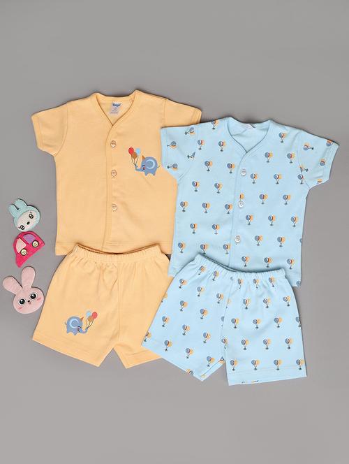 boys pack of 2 printed twin sets - 21296963 - Very Small Image - 1