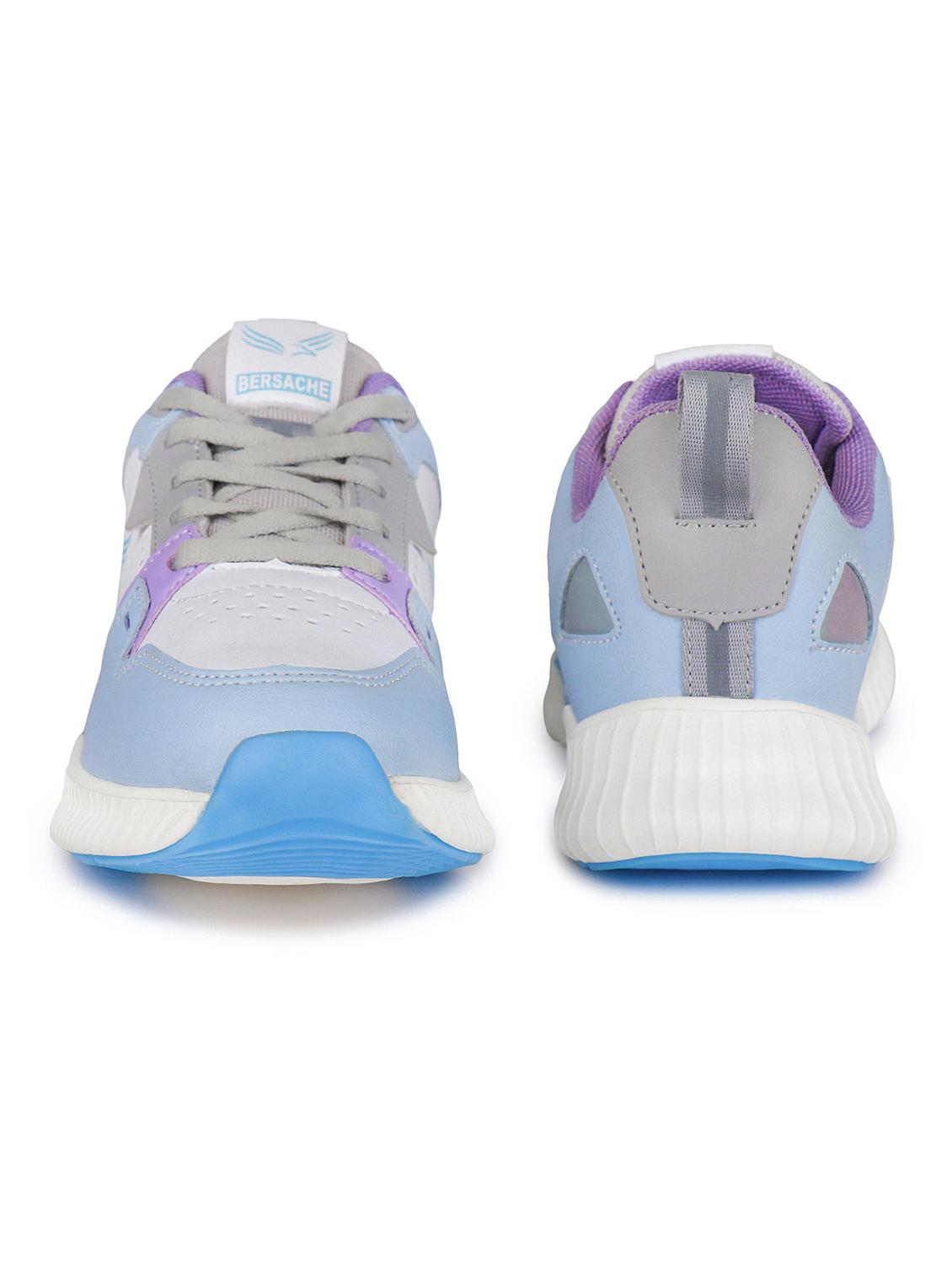 blue lace-up sports shoes - 21304855 - Standard Image - 2