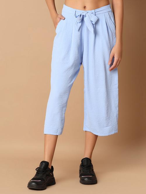 light blue cotton capri  - 21308406 - Very Small Image - 1
