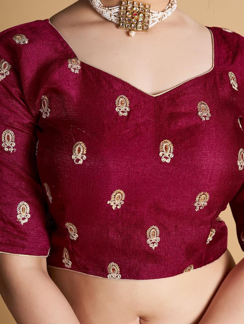 women stitched embroidered blouse - 21320826 - Standard Image - 4