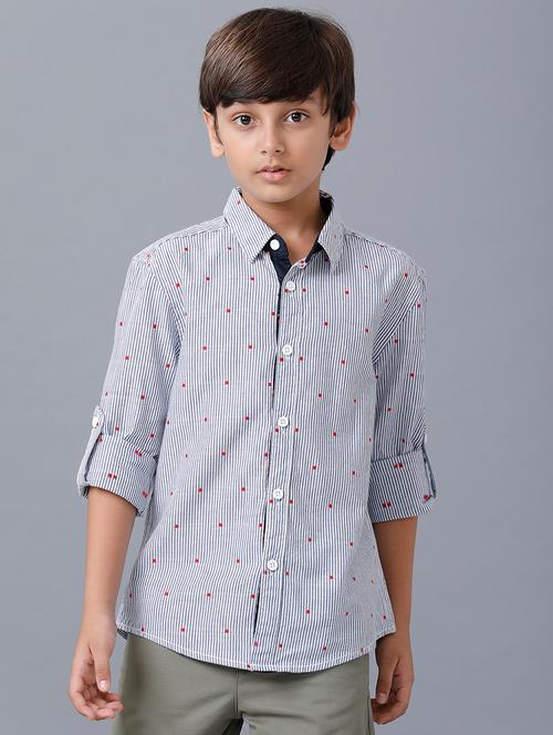 boys printed casual shirt - 21321798 -  Standard Image - 0