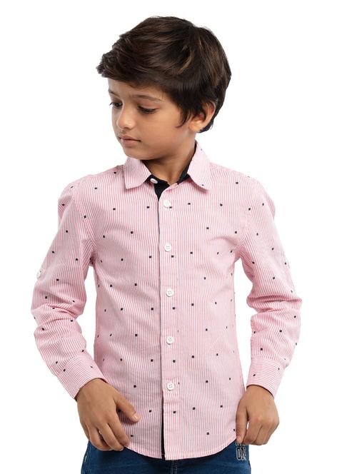 boys printed casual shirt - 21321799 - Standard Image - 0