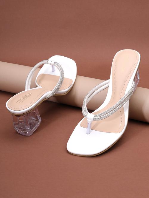 women solid slip on slides - 21333272 -  Standard Image - 0