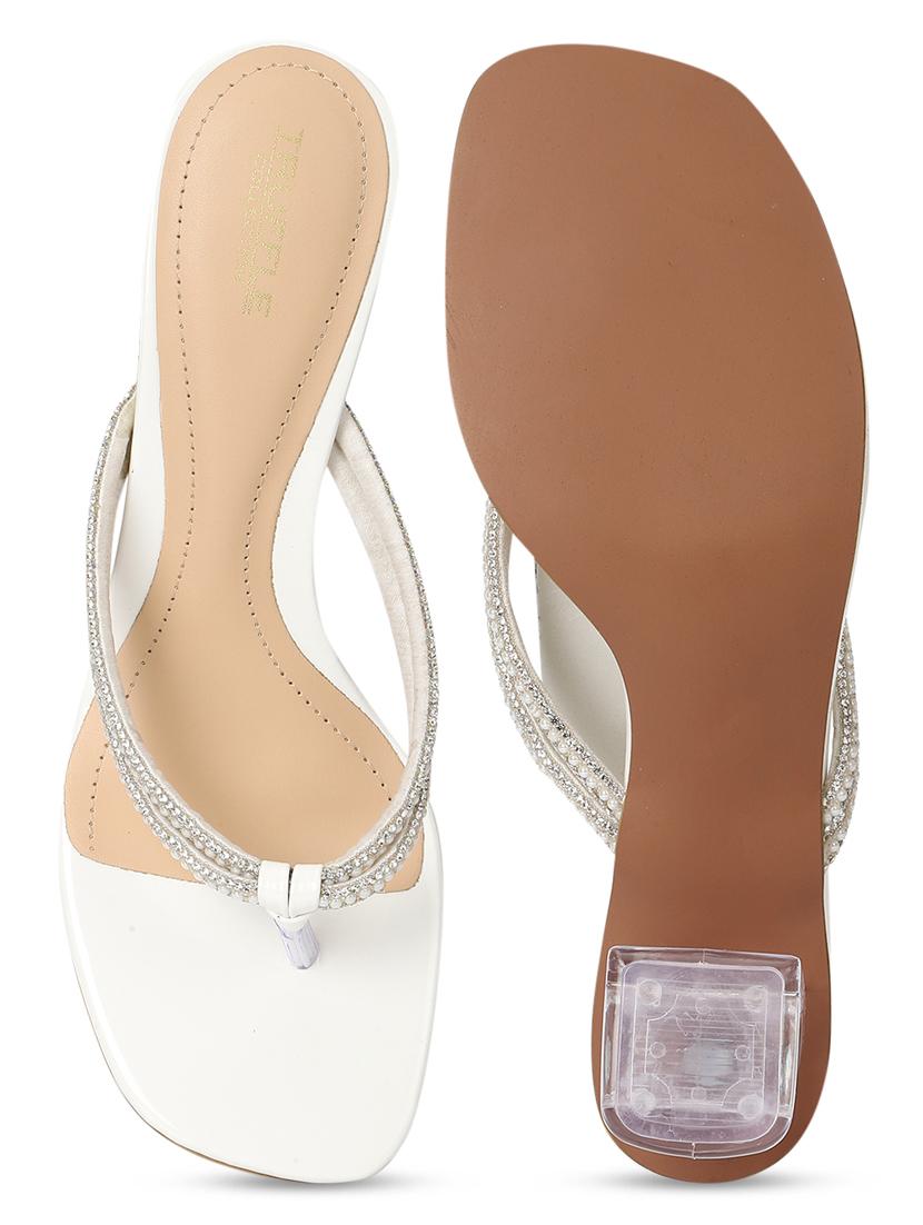 women embellished slip on sandal - 21333272 - Standard Image - 5