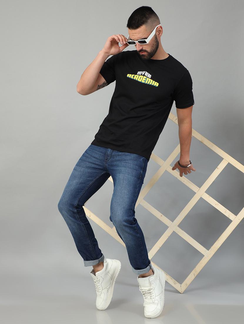 men mid rise plain jeans - 21334734 - Zoom Image - 3