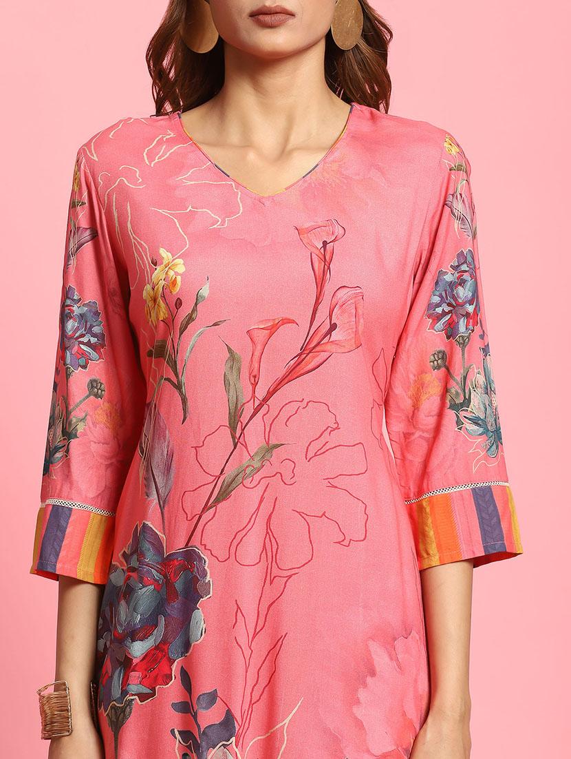 peach rayon coord set - 21342144 - Standard Image - 6
