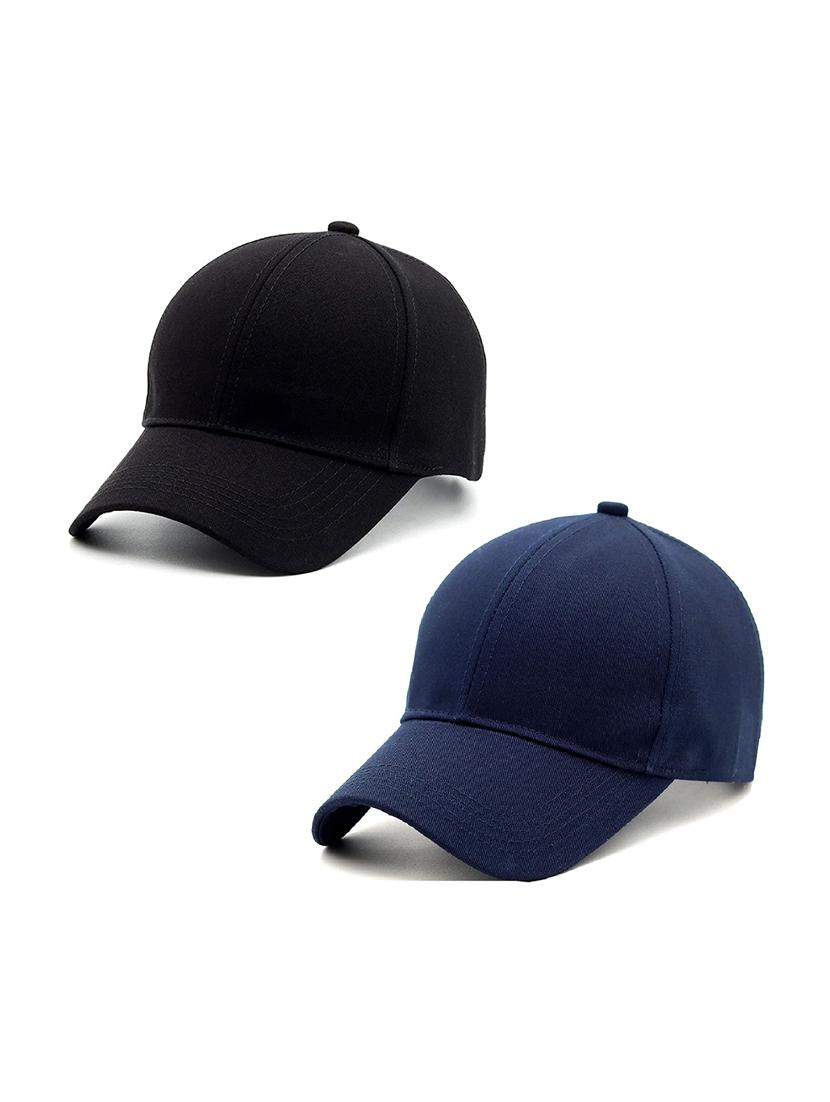 men's pack of 2 solid caps 