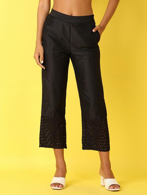 women lace detailed tapered pant - 21353845 - Very Small Image - 1