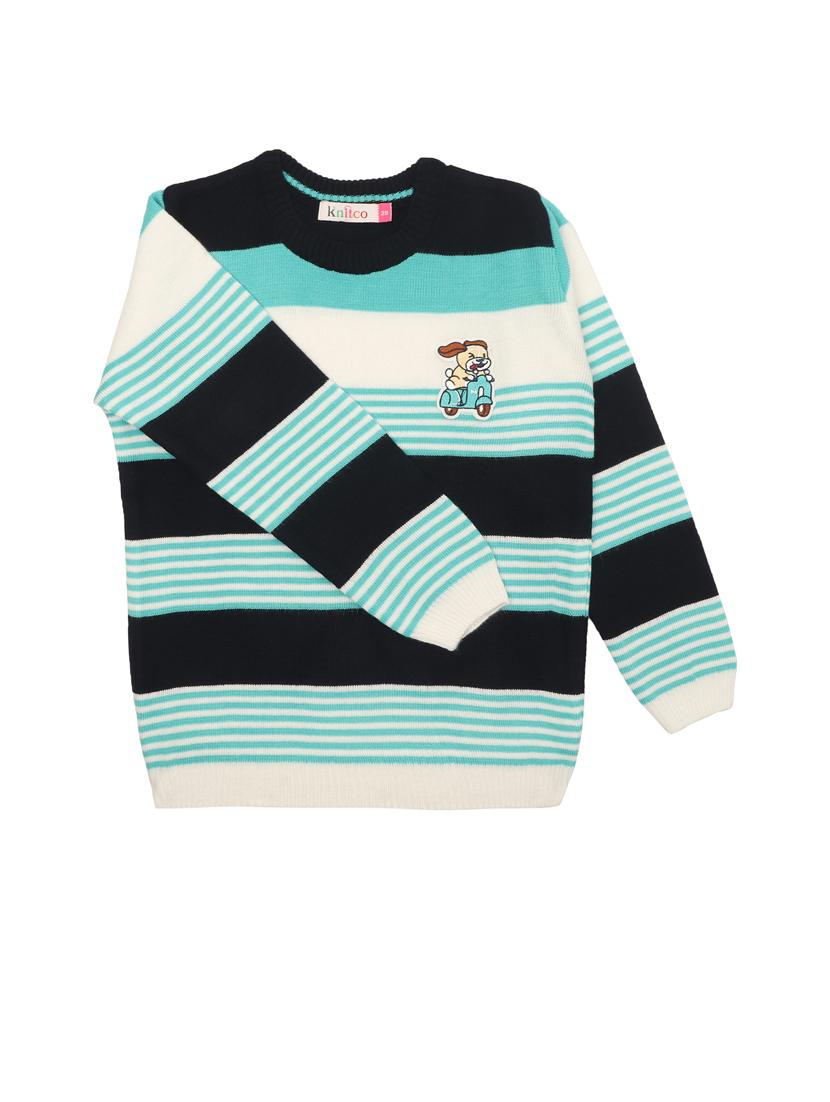 kids long sleeved striped sweater - 21360146 - Zoom Image - 1