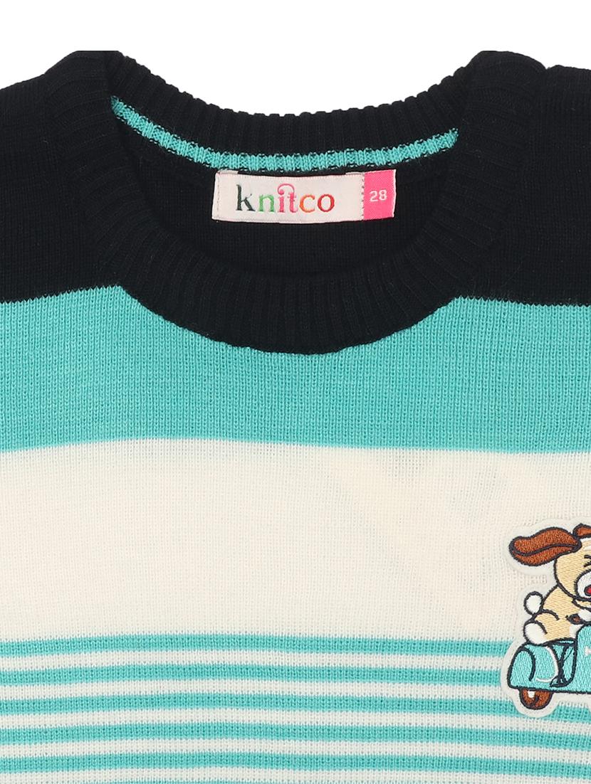 kids long sleeved striped sweater - 21360146 - Zoom Image - 3