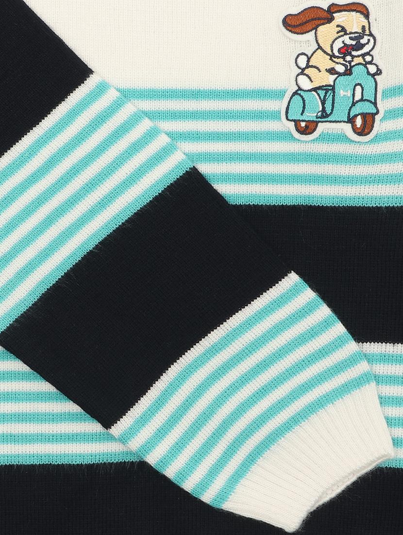 kids long sleeved striped sweater - 21360146 - Zoom Image - 4