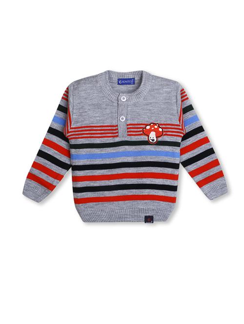 boys striped long sleeves sweater - 21360155 - Very Small Image - 1