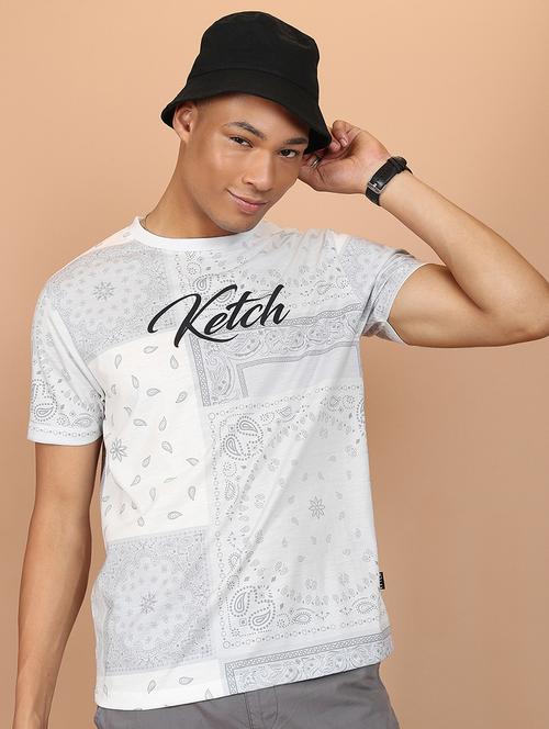 men printed round neck t-shirt - 21375057 - Very Small Image - 1