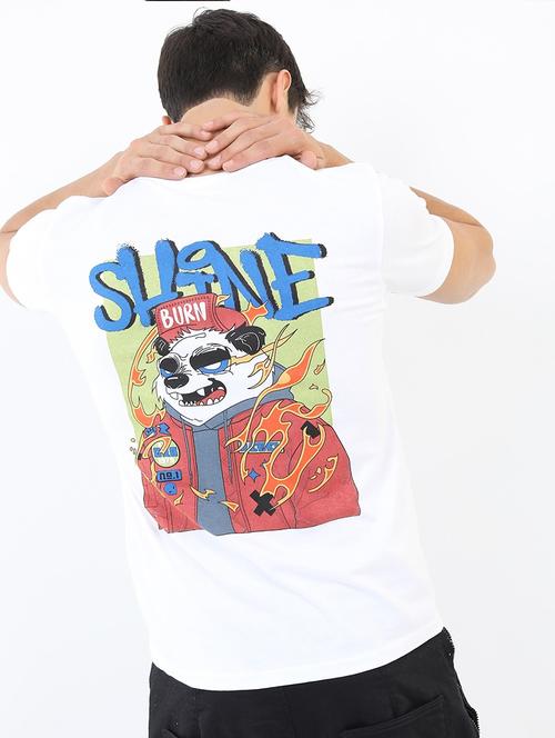 men back print cotton t-shirt - 21375351 - Very Small Image - 1