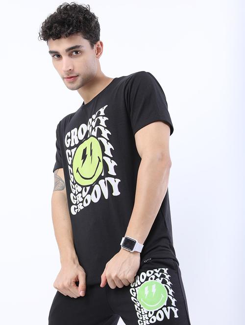 men printed round neck t-shirt - 21375357 - Very Small Image - 1