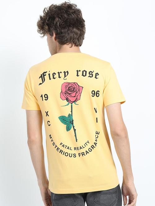 men back print cotton t-shirt - 21375421 - Very Small Image - 1