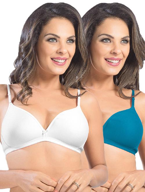 pack of 2 solid t-shirt bra - 21386316 - Very Small Image - 1