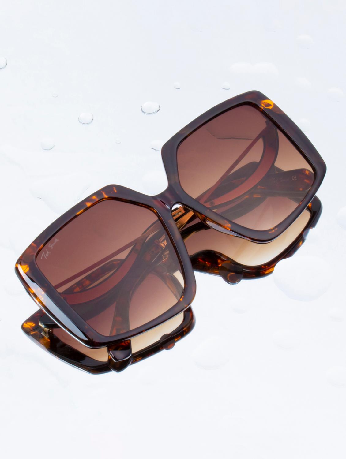 ted smith full rim over-sized shape branded latest and stylish sunglasses|polycarbonate lens & 100 % uv protection|women - 21387334 - Zoom Image - 0