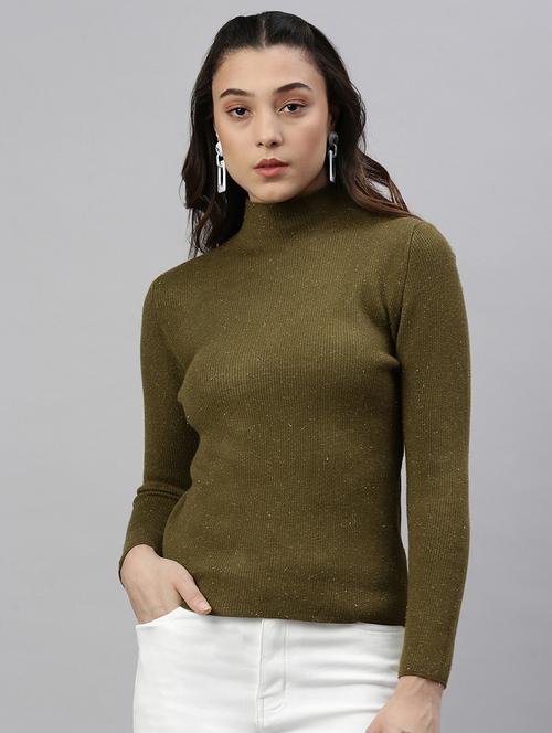 olive solid regular top - 21387436 - Very Small Image - 1