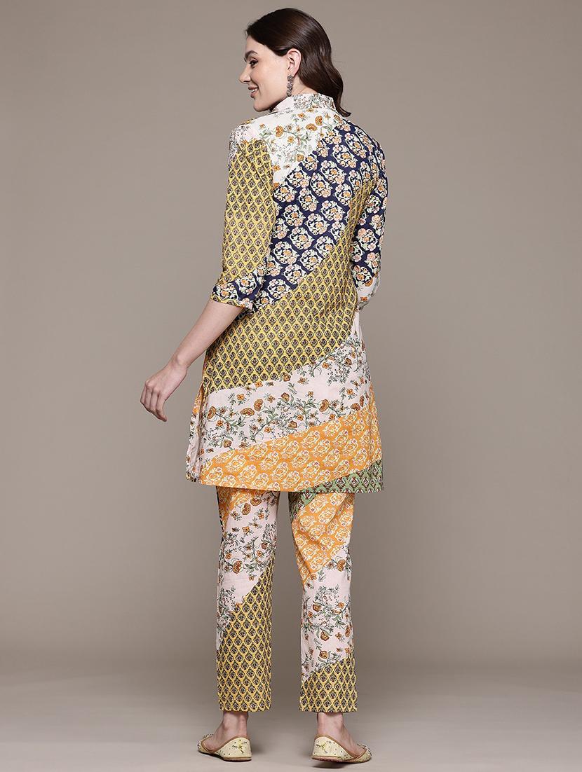 women printed co-ord set - 21393230 - Standard Image - 3