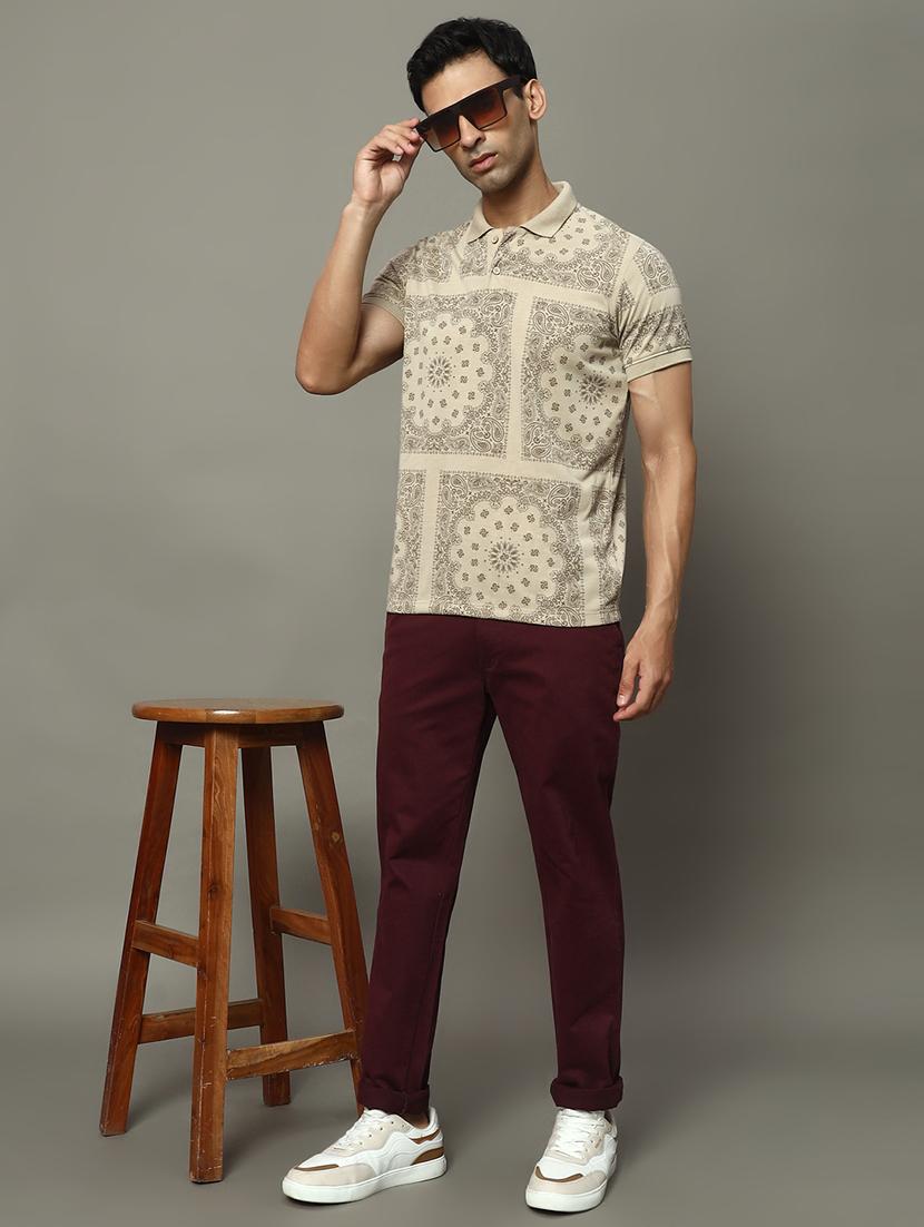 men all over print polo t-shirt - 21463393 - Standard Image - 3