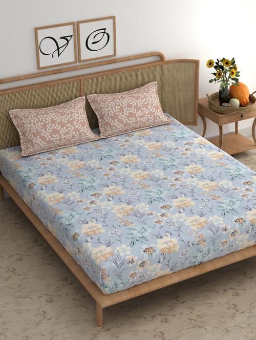 chhavi india 210 tc double king bedsheet - 21473584 -  Standard Image - 0