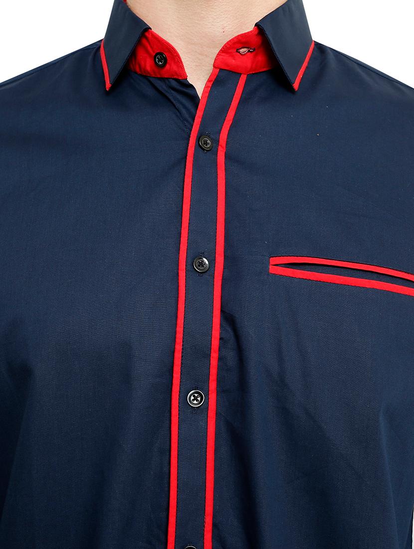men long sleeved solid casual shirt - 21483157 - Standard Image - 5