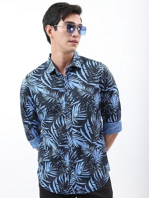 men collared printed casual shirt - 21486862 - Very Small Image - 1