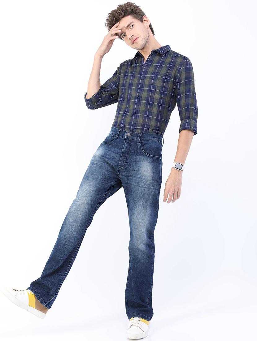 men checkered collared casual shirt - 21487062 - Standard Image - 3