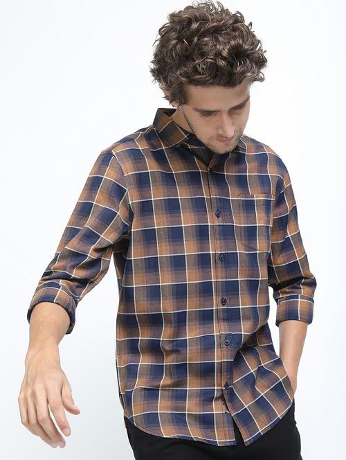 men collared long sleeves casual shirt - 21487230 - Very Small Image - 1
