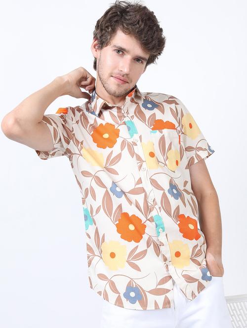 men collared short sleeves casual shirt - 21487293 - Very Small Image - 1