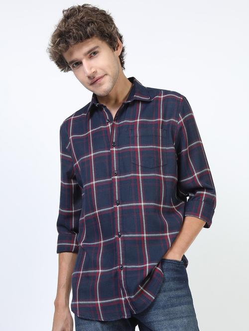 men collared long sleeves casual shirt - 21487298 - Very Small Image - 1