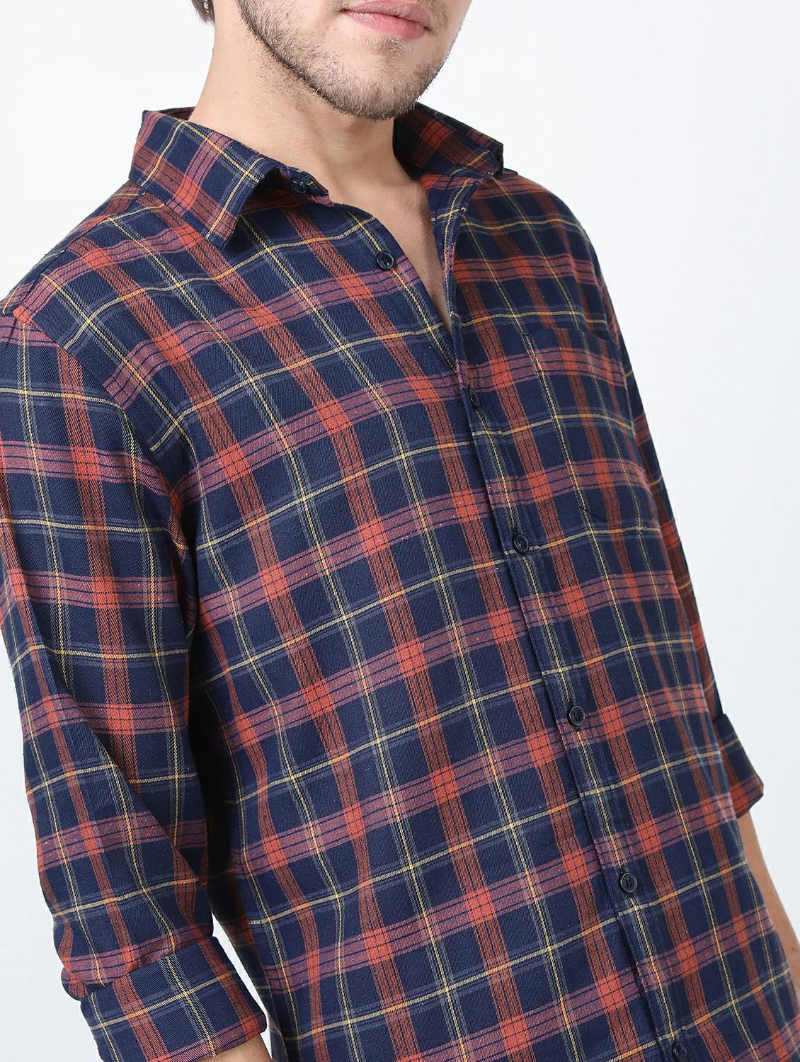 men collared long sleeves casual shirt - 21487368 - Standard Image - 5