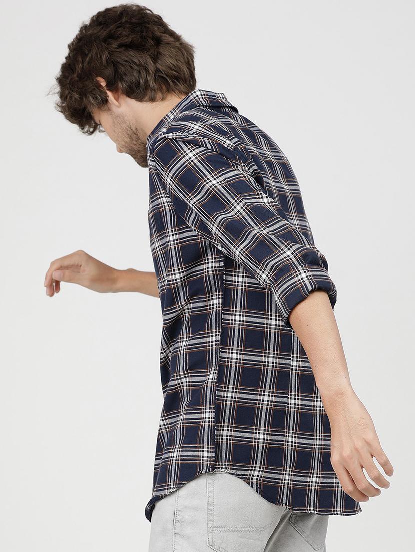 men collared long sleeves casual shirt - 21487721 - Standard Image - 3