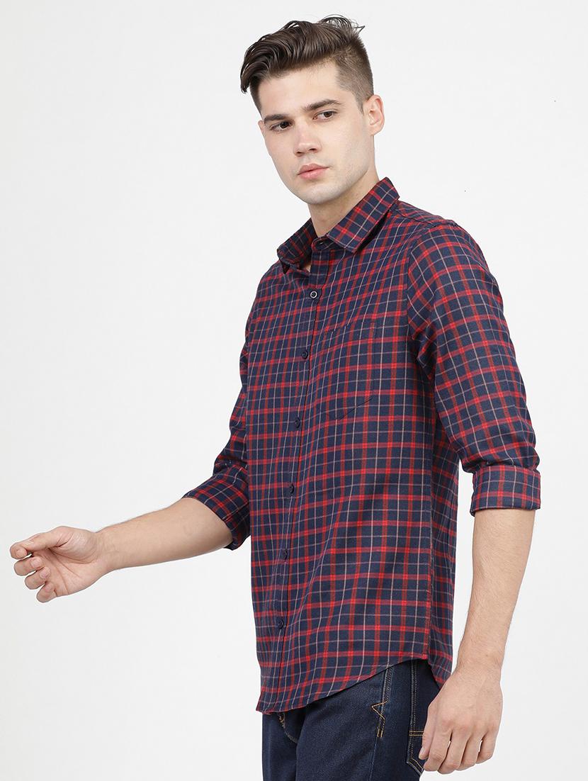 men checkered casual wear shirt - 21487902 - Standard Image - 2