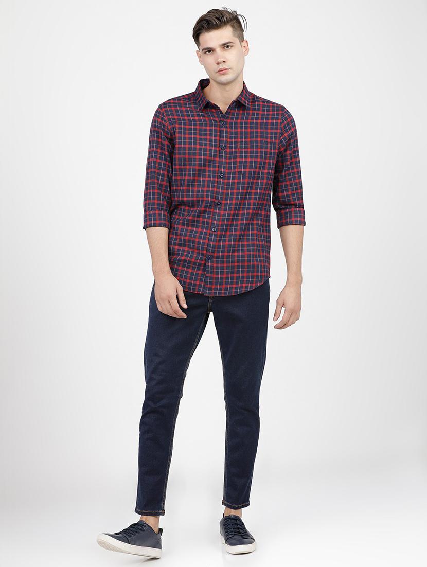 men checkered casual wear shirt - 21487902 - Zoom Image - 4
