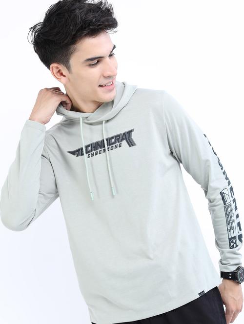 men long sleeved back printed t-shirt - 21488041 - Very Small Image - 1