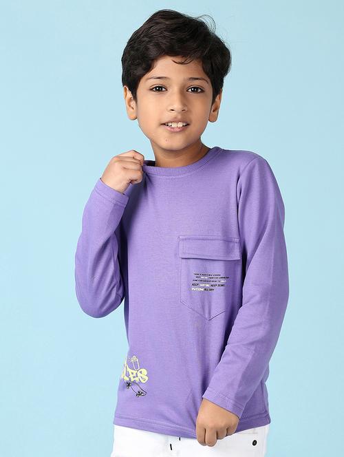 Boys Front & Back Print Long Sleeve T-shirt - 21492322 - Very Small Image - 1