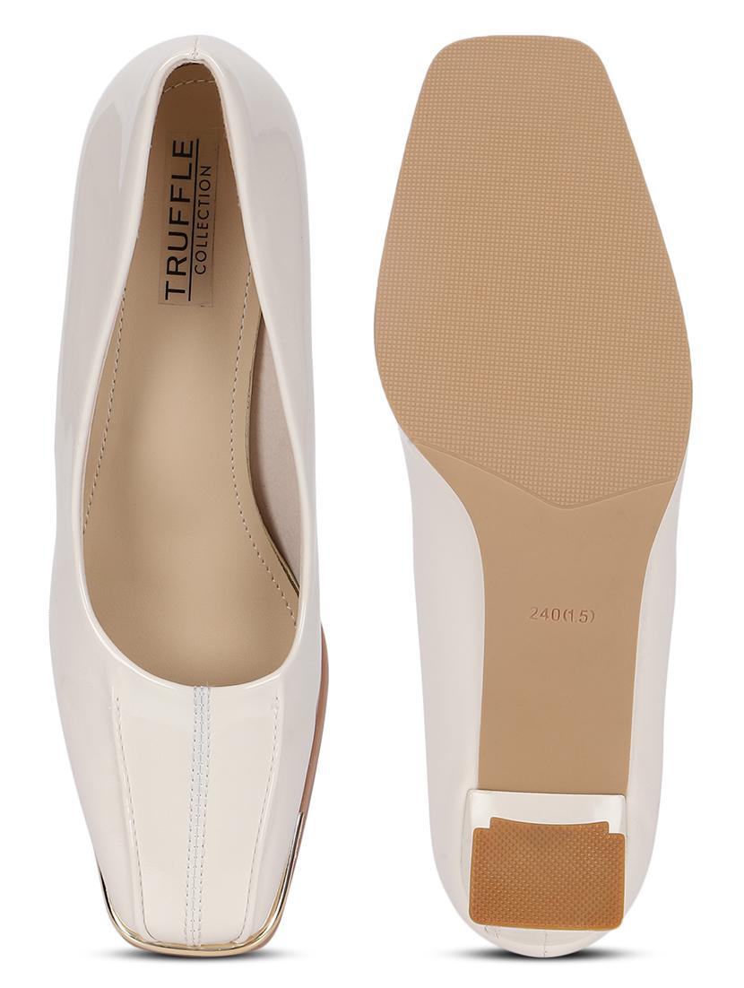 women beige slip on pump - 21497226 - Standard Image - 3