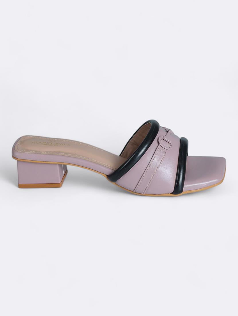 pink synthetic slip on sandals - 21500490 - Zoom Image - 2