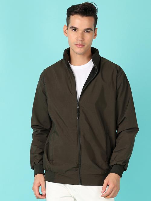 men long sleeves solid casual jacket - 21519765 - Very Small Image - 1