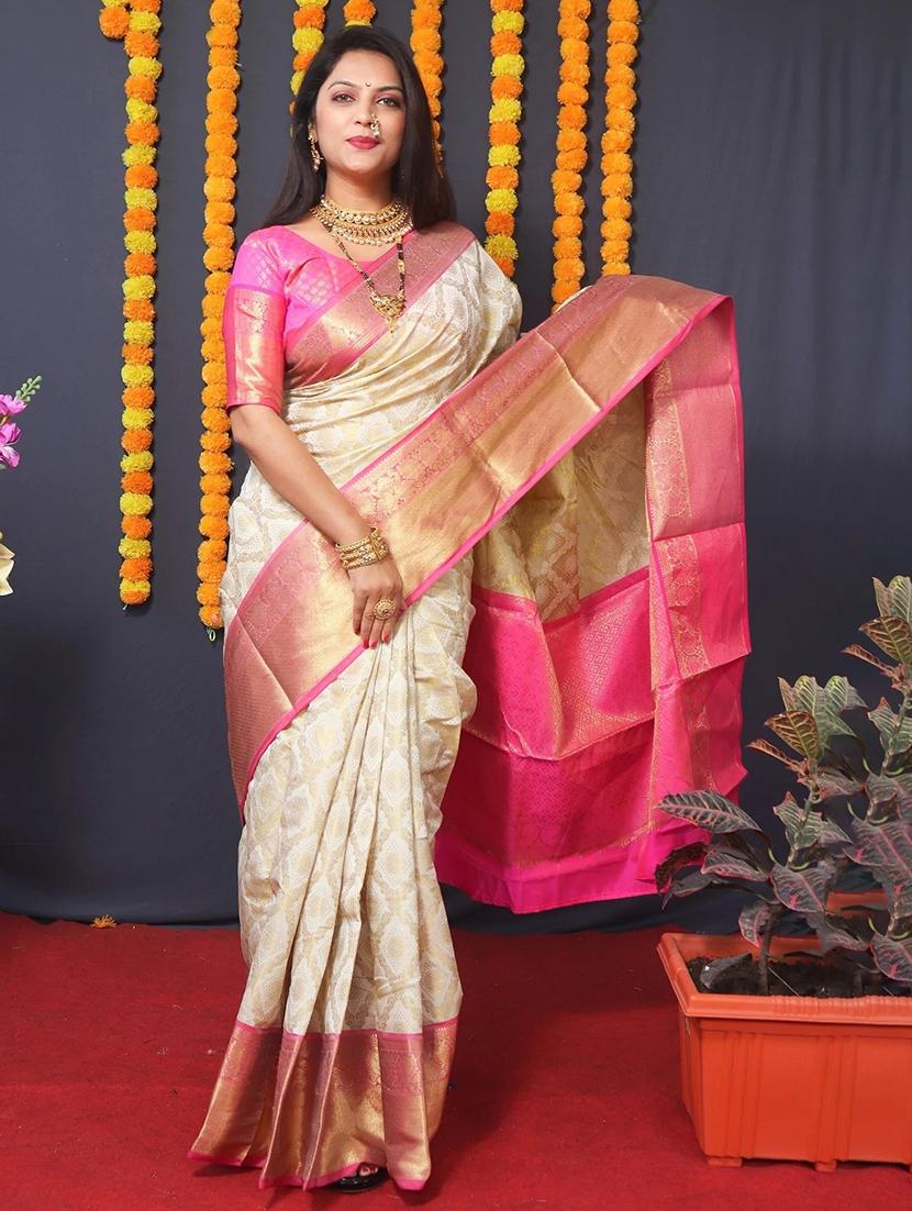 women self design banarasi saree - 21520608 - Zoom Image - 0