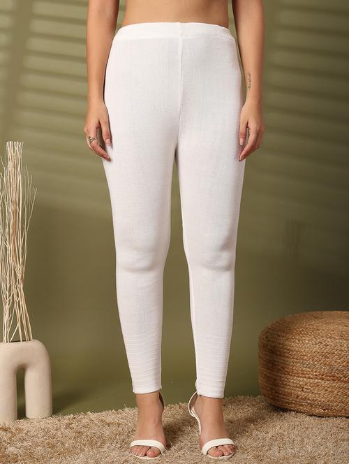 women white wool leggings - 21531132 - Very Small Image - 1