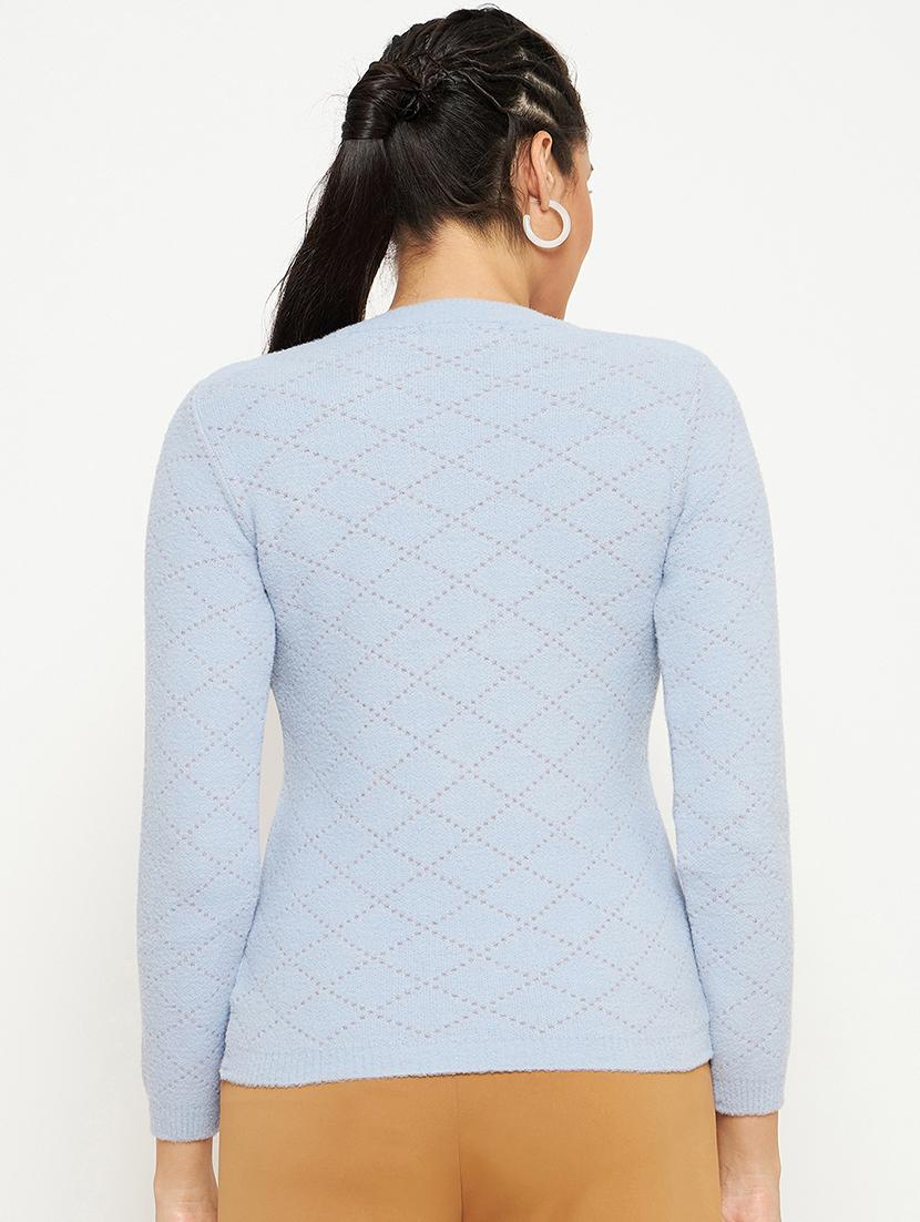 women self design long sleeves pullover - 21532066 - Zoom Image - 3