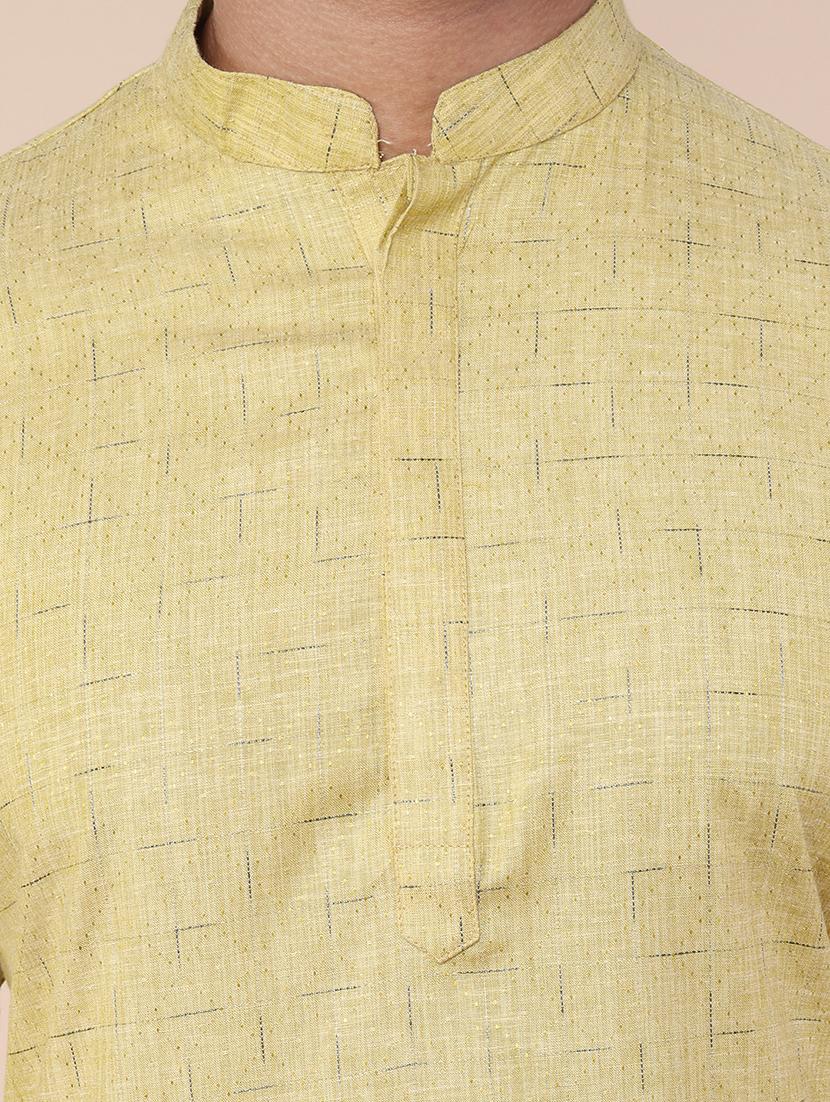 men self design kurta churidar ethnic wear set - 21533027 - Standard Image - 5
