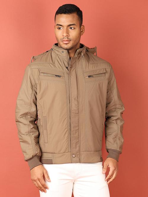 men long sleeves solid casual jacket - 21533546 - Very Small Image - 1