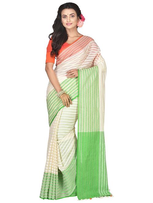 women self design handloom saree - 21536862 - Very Small Image - 1
