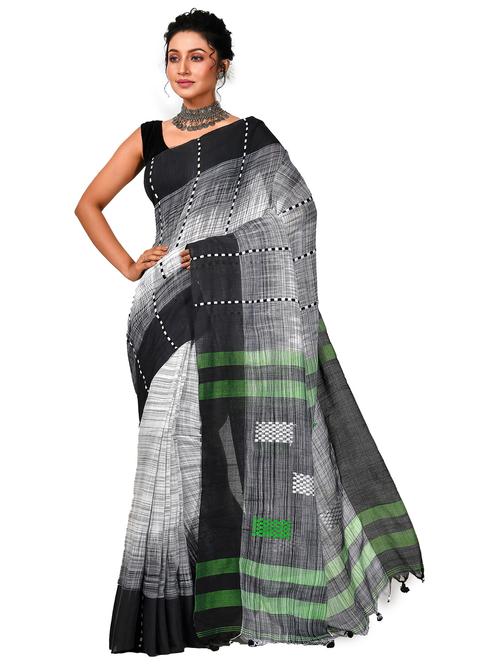 women self design handloom saree - 21537348 - Very Small Image - 1